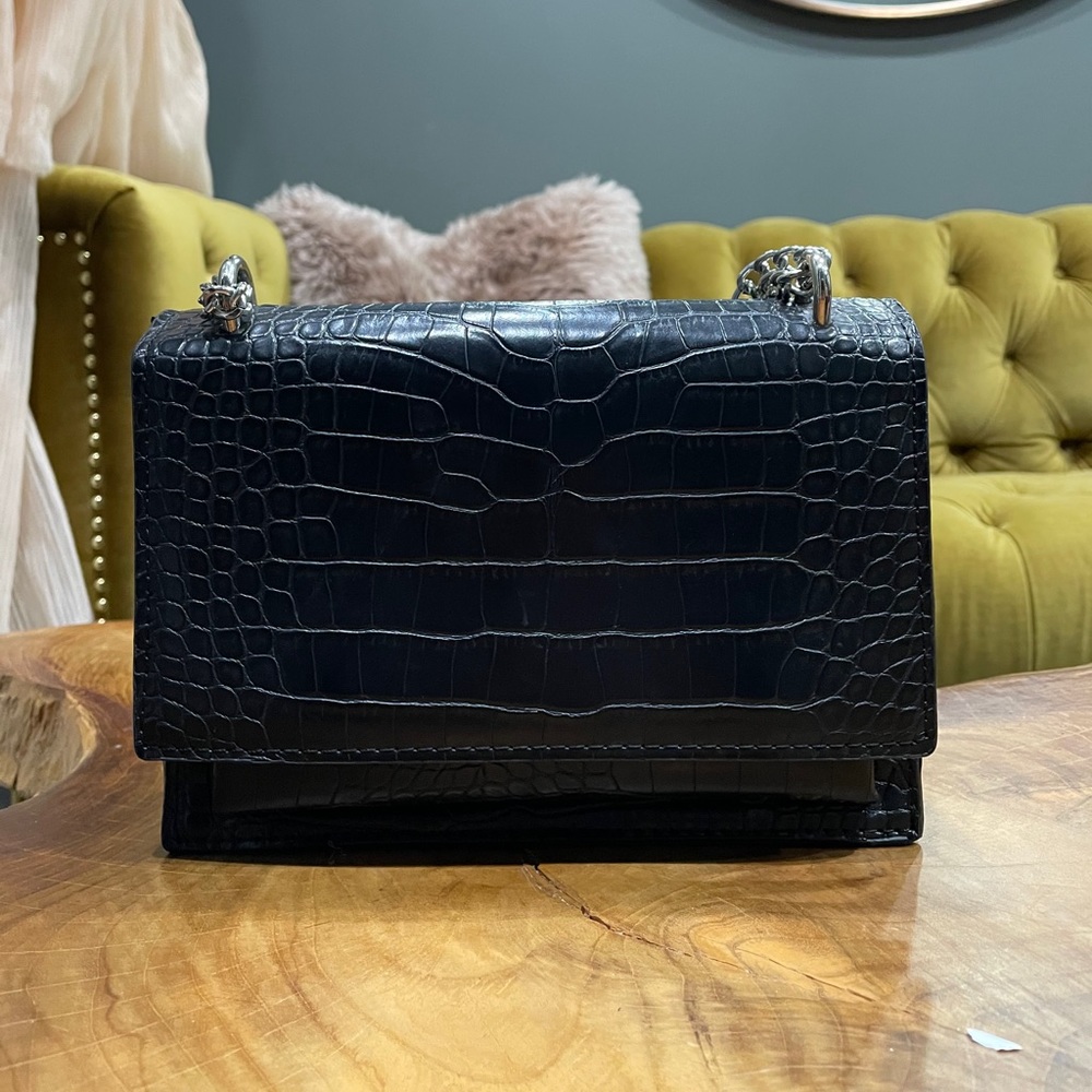 Faux Snakeskin Bag